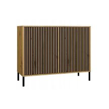 KAMARO 2D SLIM ARTISAN Kommode/SCHWARZ