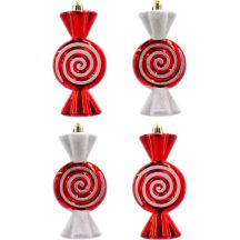 SICHERER KUNSTSTOFFKUGELMATRIX-BONBON 4 STÜCK MICA