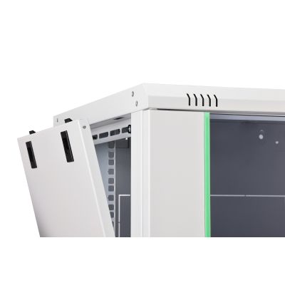 4. NWS Wandschrank 19" 7HE Digitus 416,15x600x450 mm, Farbe Grau (RAL 7035)