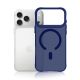 3. 3mk Smoke MagCase für iPhone 17 Pro Max – Blau-Transparent