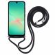 2. Samsung Galaxy A17 5G / A17 4G Hülle mit Faserfutter und Schultergurt – Schwarz