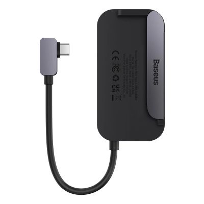 4. Baseus PadJoy universeller 6in1 USB-C USB-C HUB für Tablet/Smartphone – dunkelgrau