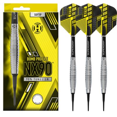 7. Harrows NX-90 Parallel 90 % Steeltip-Darts