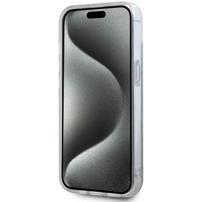 5. DKNY IML Mono & Stripe MagSafe Hülle für iPhone 15 / 14 / 13 – Blau