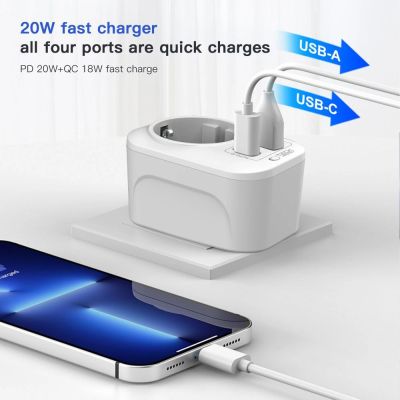 5. Tech-Protect TA100 UK-Adapter – Weiß