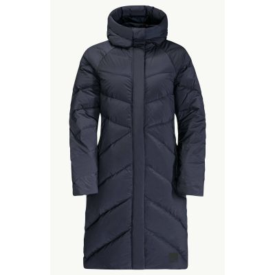 2. Jack Wolfskin MARIENPLATZ COAT W night blue Daunen-isolierte Damen Winterjacke marineblau (1206971_1010)