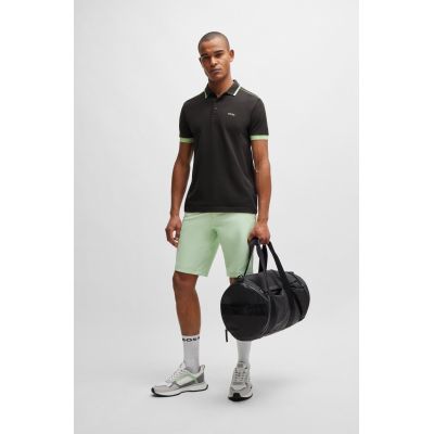 2. BOSS Paddy 1 Charcoal Regular Fit Herren Poloshirt Schwarz (50512995-016)