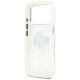 7. Karl Lagerfeld IML Glitter Karl & Choupette Sketch Logo MagSafe Case für iPhone 17 Pro – Transparent