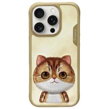 Nimmy Big Eyed Pet 2.0 Katzen-Schutzhülle für iPhone 16 Pro Max, Grün