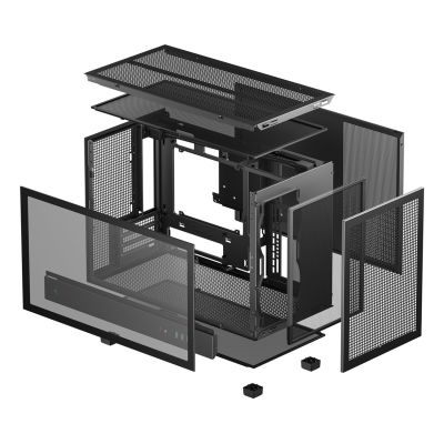 10. DeepCool CH260 Micro Tower Schwarz