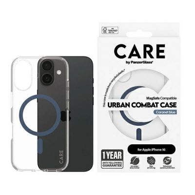 CARE by PanzerGlass Flagship Case iPhone 16 6,1" blau/blau MagSafe 1365
