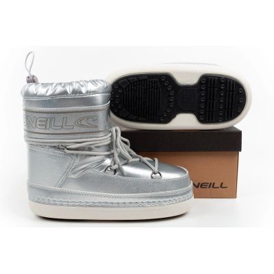 9. O'neill Damen-Schneestiefel Lisa High, silber, gefüttert, winterfest