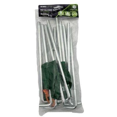 8. Zeltpflöcke Profi 8 mm 20 cm Set 10 Stück Metall
