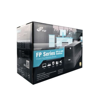 7. FSP FP 1000 USV Line-Interactive-Technologie 1 kVA 600 W 4 x Netzsteckdosen