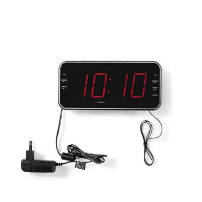 9. Nedis CLAR004BK Digitaler Wecker Schwarz
