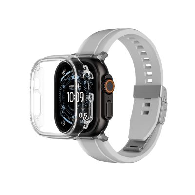 AmazingThing Minimalistische Schutzhülle für Apple Watch Ultra 3 49 mm – Transparent