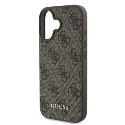 4. Guess 4G Classic Hülle für iPhone 16 – braun