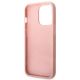 7. Guess GUHCP14LHGGSHP iPhone 14 Pro 6,1" różowy/pink hard case Glitter Script
