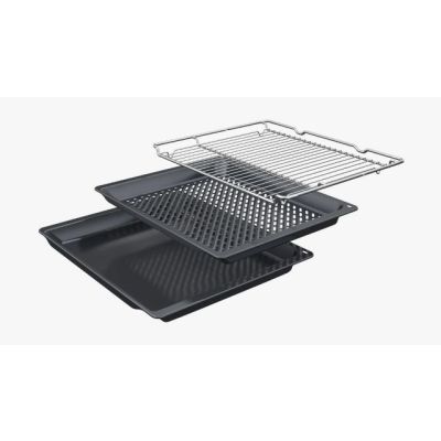 6. BOSCH HBA572EM3 Serie 4 Elektrobackofen 71 l | AirFry | Pyrolyse | Konvektion | Mattschwarz
