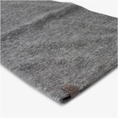 4. Buff Merino Fleece Schlauchschal – solid grey