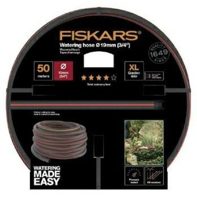 2. Fiskars 1027111 Gartenschlauch 50 m über dem Boden Schwarz, Rot
