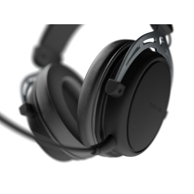 8. GENESIS Toron 706 Kabelgebundenes & kabelloses Gaming-Headset mit Bügel, USB Typ-C, Bluetooth, Schwarz