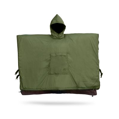 2. Isolierter wasserdichter Campingponcho von Offlander OFF_CACC_05GNR