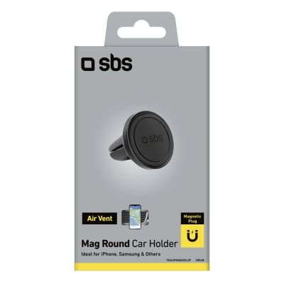3. SBS TESUPMAGMCLIP Smartphone-Halterung magnetisch, für Lüftungsschlitze - schwarz