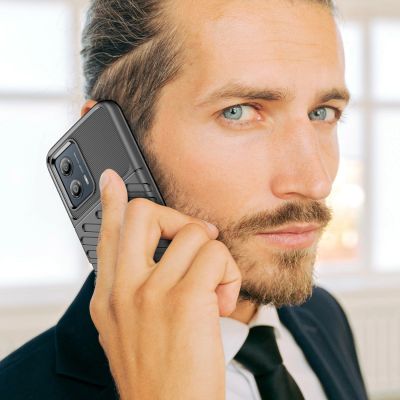 7. Thunder Case Hülle für Motorola Moto G53 Silikon Armor Case schwarz