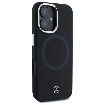 4. Mercedes MEHMP16S23SUTTK iPhone 16 6,1" schwarz/schwarz Hardcase Silikon Tonal Logo MagSafe