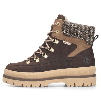 3. Wasserdichte Damen-Traperschuhe mit Plateau in Braun Rieker Y6210-25