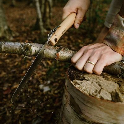 3. Opinel 001198 Handsäge, Astsäge 20,3 cm, Grau, Holz
