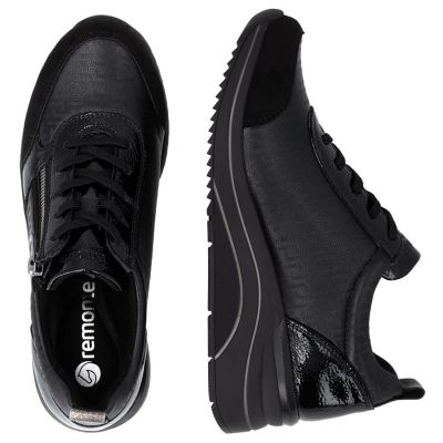 5. Schwarze Damen-Keilsneaker Remonte Rieker D0T22-03