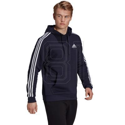 8. adidas Essentials Fleece 3-Streifen Hoodie M GK9073