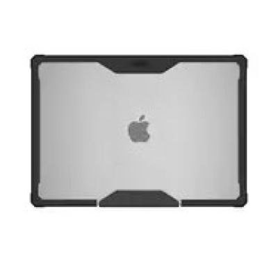 2. UAG Urban Armor Gear Plyo Hülle für Apple MacBook Pro 14" M1 Pro/Max 2021 - M2 Pro/Max 2022, Eisblau, Transparent
