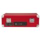 3. Denver VPL-120 Plattenspieler mit USB-Anschluss für PC-Aufnahmen, Rot