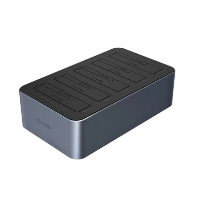 Orico 6656C3-C 5-Bay Dockingstation mit Offline-Klonfunktion 2,5"/3,5" SATA HDD/SSD - Grau