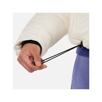 6. ROSSIGNOL W ARETU CROPPED DOWN JKT Damen-Skijacke weiß