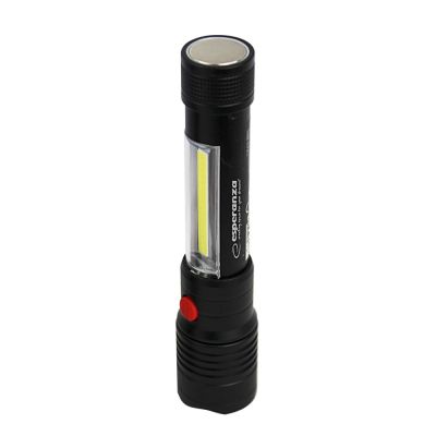 34. ESPERANZA ALUMINIUM-TASCHENLAMPE MIT SEITENLICHT COB APATE EOT069