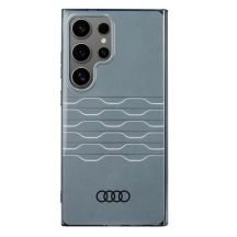 Audi IML Geometrisches Muster Case S24 Ultra S928 grau/grau Hardcase AU-IMLS24U-A6/D3-GY