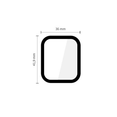 2. Tech-Protect Glass Flex+ 2er-Pack für Apple Watch 44 mm – Schwarz