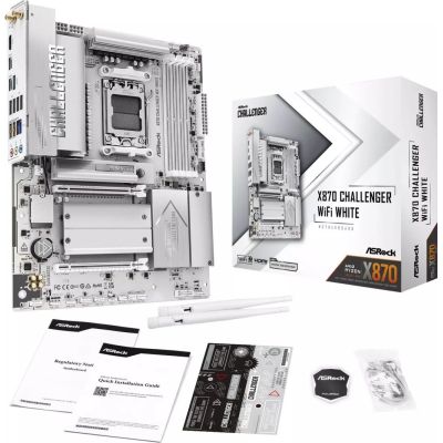 6. ASRock X870 Challenger WiFi Weiß AM5 ATX HDMI/USB-C