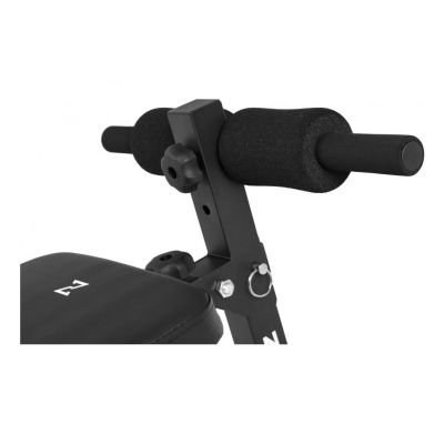 4. ZIPRO SLANT Flache Trainingsbank mit verstellbarer Rückenlehne, Fitnessstudio/Heimstudio, Schwarz