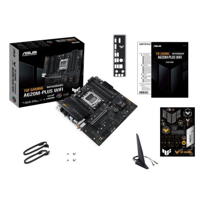 17. ASUS TUF GAMING A620M-PLUS WIFI AMD A620 Sockel AM5 Micro-ATX