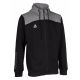 Select Oxford Zip Hoodie Schwarz/Grau