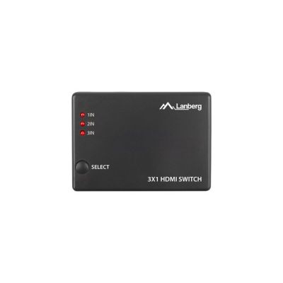 3. LANBERG SWITCH VIDEO 3X HDMI + MICRO-USB-ANSCHLUSS SWV-HDMI-0003