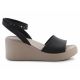 5. Crocs Brooklyn Ankle Strap Wedge W 209406-07H Sandalen