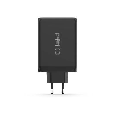 3. Tech-Protect NC240W-GaN 4-Port 240W Wandladegerät – Schwarz