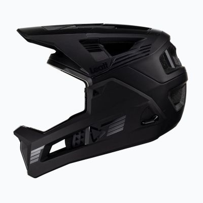 2. LEATT MTB Enduro 4.0 V23 abnehmbarer Fahrradhelm, Größe L, schwarz