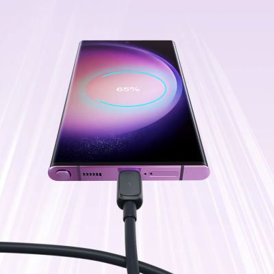7. Joyroom Multi-Color Serie A14 USB-C / USB-C 60W Kabel 1,2 m - Schwarz